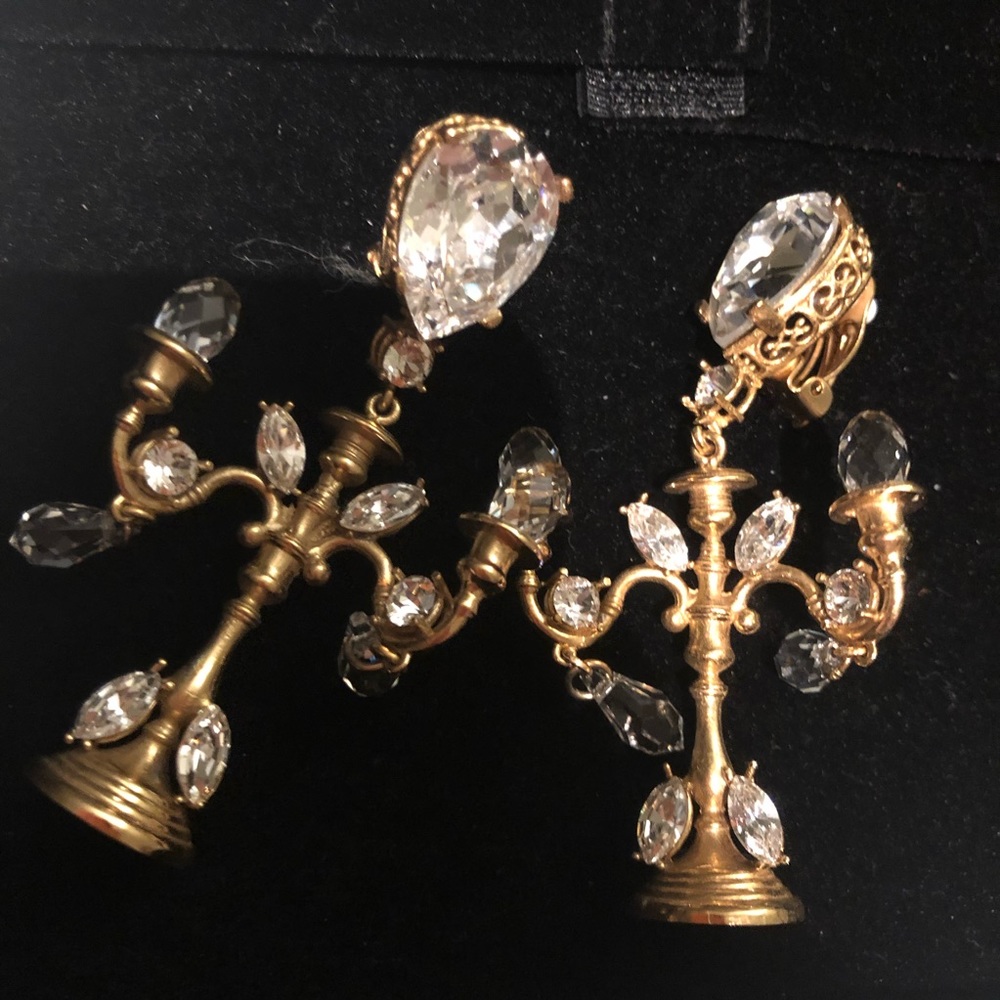 Dolce & Gabbana chandelier clip on earrings